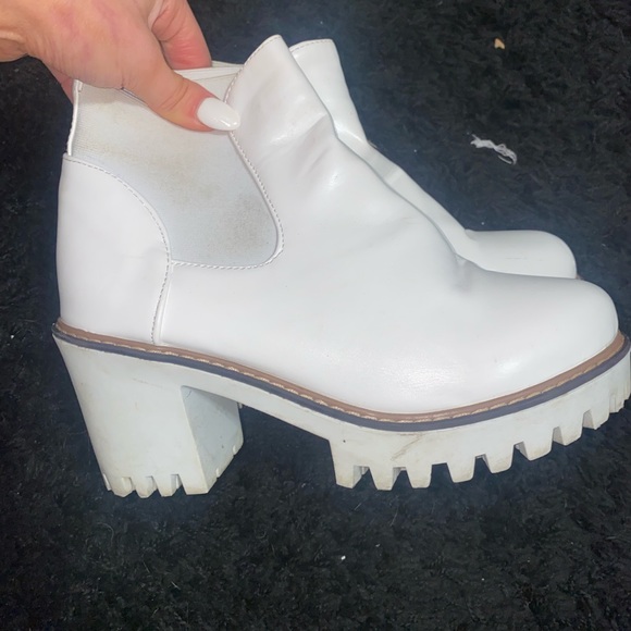 Shoes - 3 pairs of boots all size 7 white & black (free people copies)